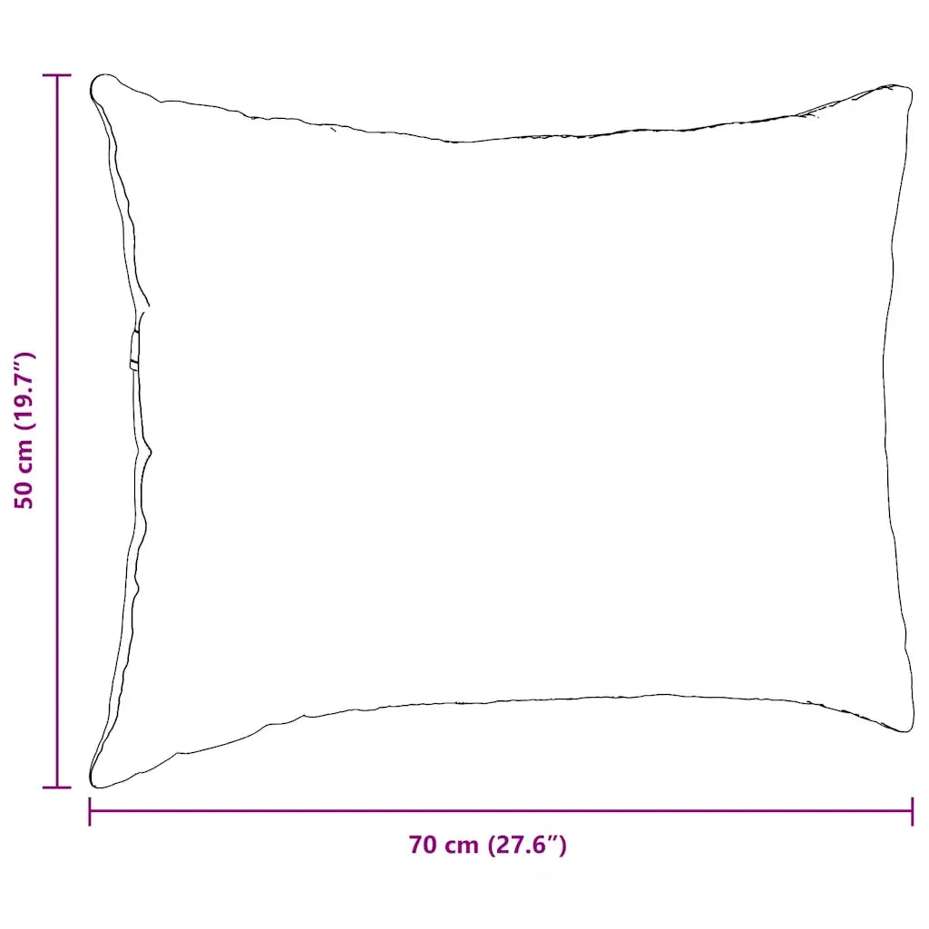 Cuscini da Divano 2 pcs Grigio scuro 70 x 50 cm 42013757