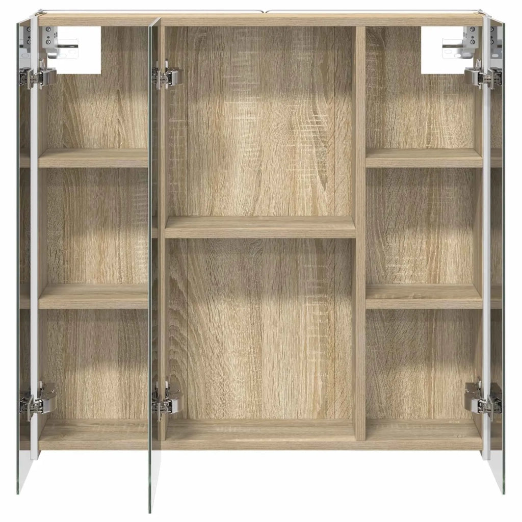 Mobiletto per specchio da bagno con lo scaffale Rovere Sonoma 889257