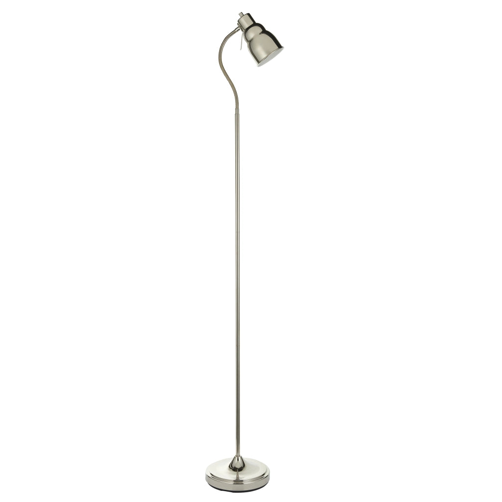 Lampada da terra nichel flessibile GU10 Endon Classic Flexi