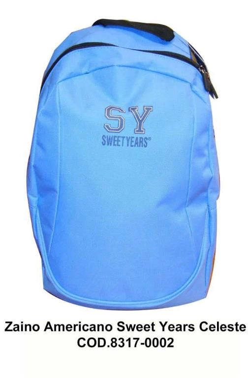 Borsa zaino sweet years americano celeste