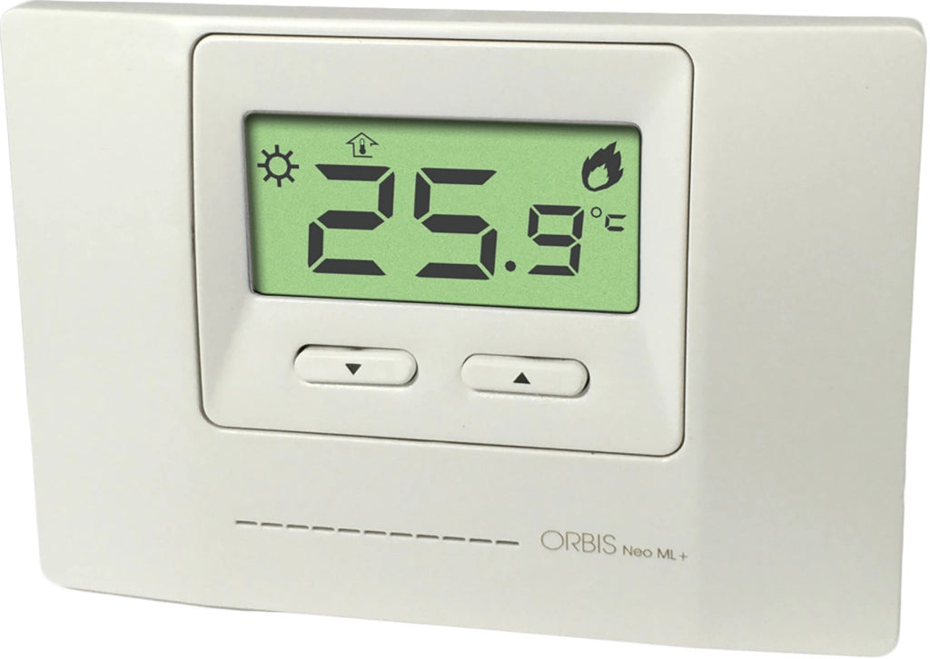 TERMOSTATO DIGITALE DA PARETE NEO ML+ BIANCO ORBIS