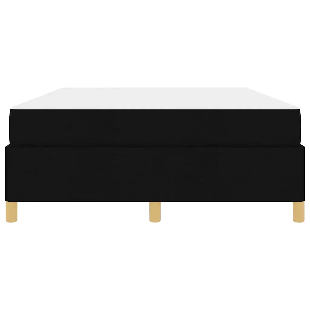 Struttura del letto con materasso Nero 160 x 200 cm Tessuto