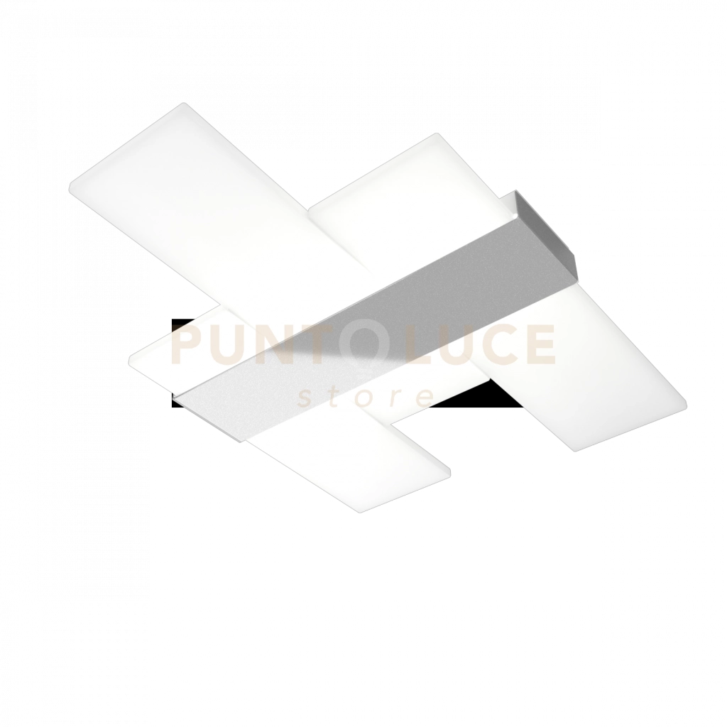 FLIGHT APPLIQUE-PLAFONIERA GRANDE SILVER CCT 1180-70-SI