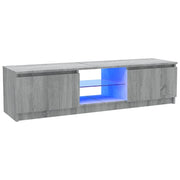 Mobile TV | Armadietto TV | Mobile Porta TV con Luci LED Grigio Sonoma 120x30x36 cm