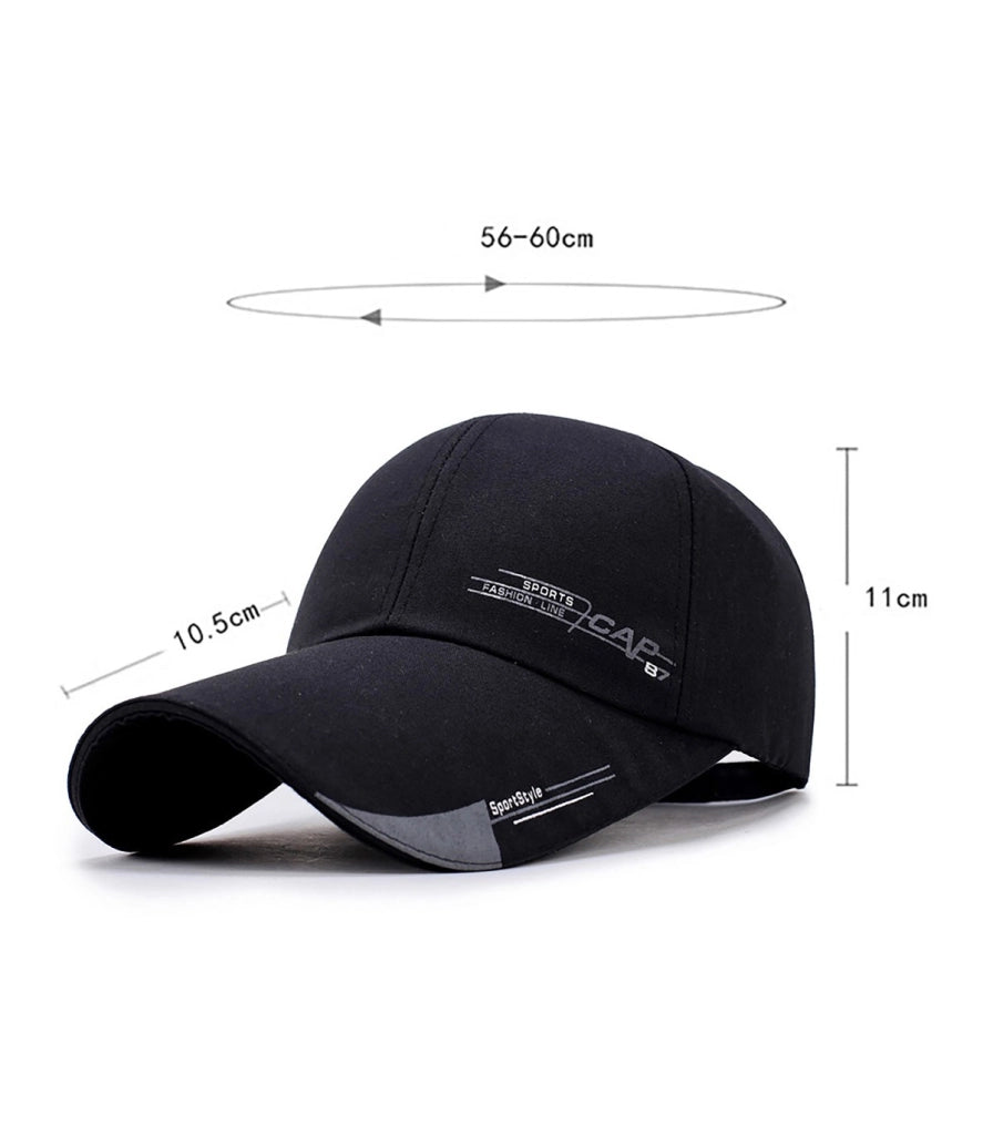 CAPPELLO - VISIERA LUNGA CLASSICA | Cappello da Baseball per Uomo e Donna | Traspirante, Leggero e Regolabile