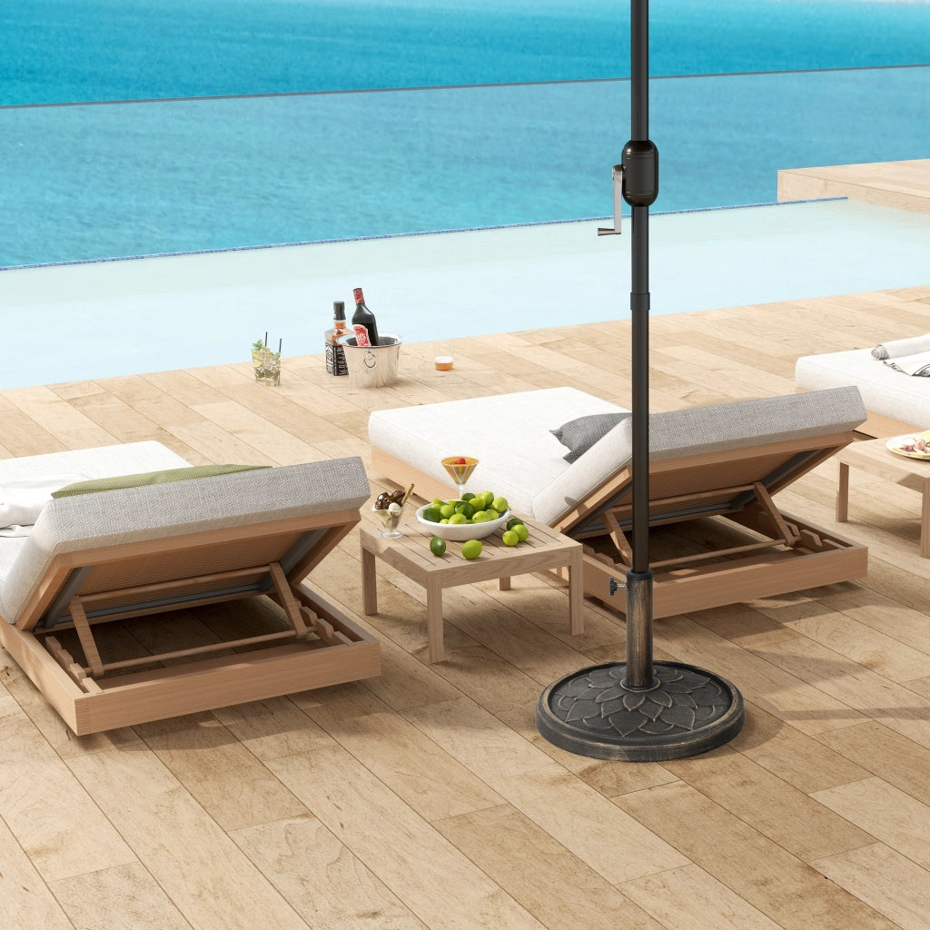 Base per Ombrellone ¨C zephmum ¨C Bronzo, Resina, ?46x34 cm