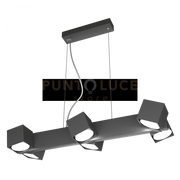 ROTATION SOSPENSIONE 6 LUCI GRIGIO ANTRACITE 1160-S6-GA