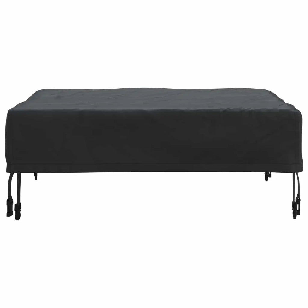 Copertura Tavolo Tinta unita Nero 72 x 72 x 15 cm Tessuto 4106074