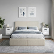 Mobiletto da notte a muro 2 pcs Bianco 34,5 x 33 x 40 cm 898636