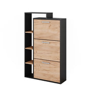 Vicco Scarpiera Quercia dorata 80 x 128.3 cm con 3 scomparti