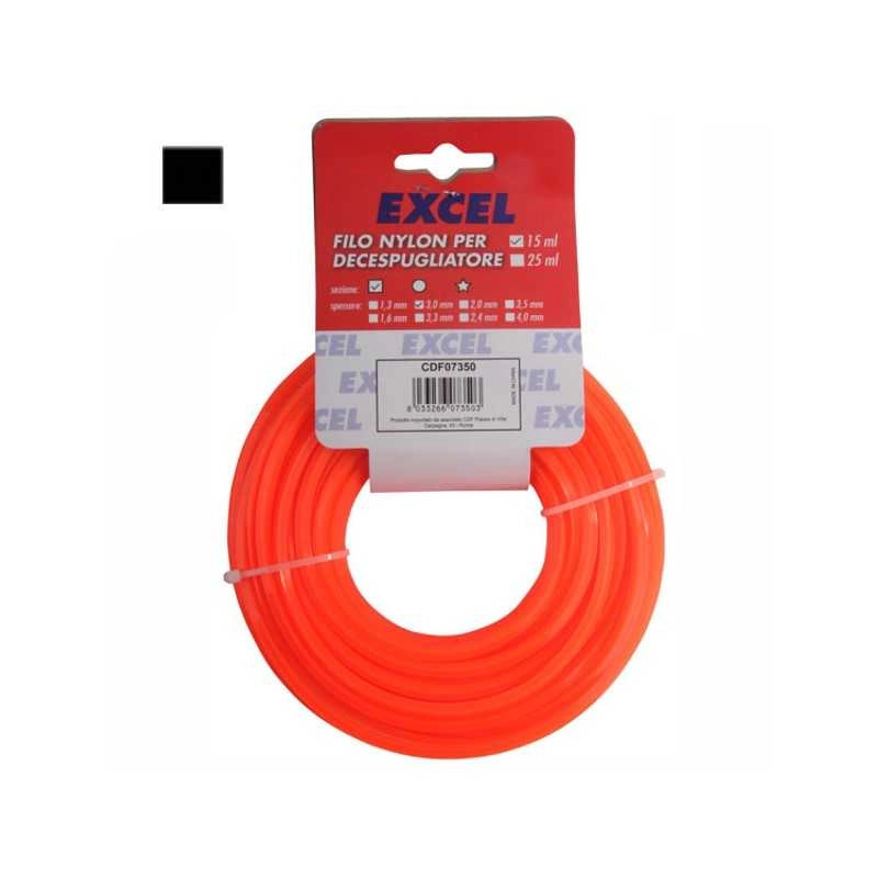 Filo Nylon Quadro mm 3,0 m 15 Excel 07350