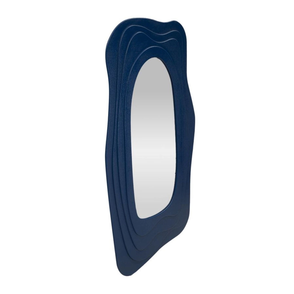 Specchio con Cornice VKH473, Blu, MDF, 90x4x165 cm