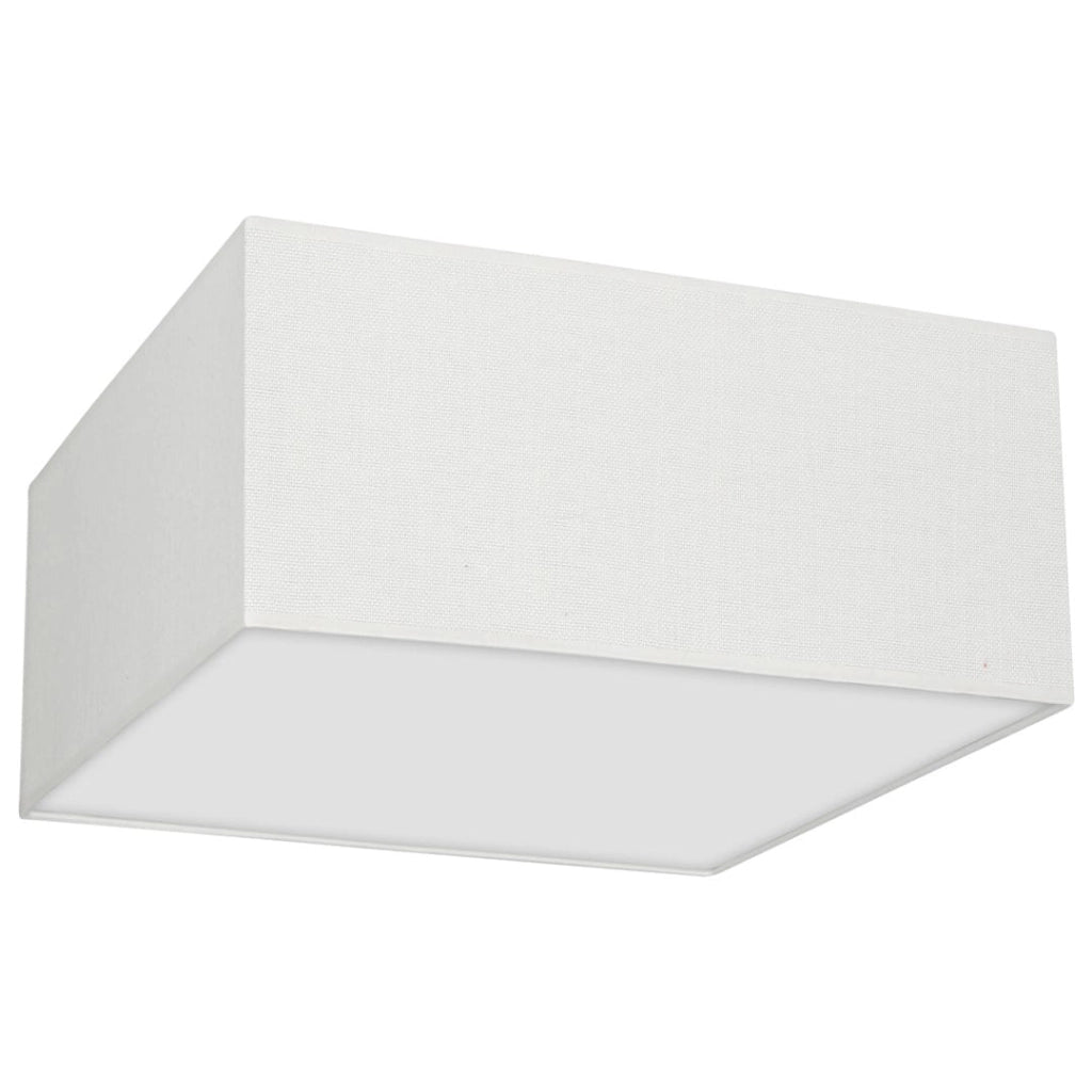 Plafoniera Milagro Albion quadrata bianca 40cm 2xE27