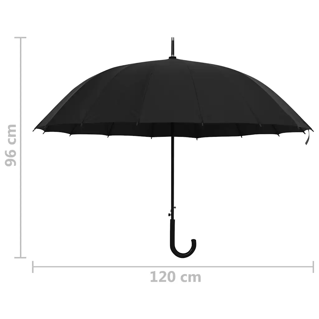 Ombrello Automatico Nero 120 cm CFW7797731