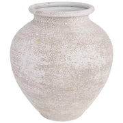 Vaso in metallo grigio 28,5x28,5x31h cm