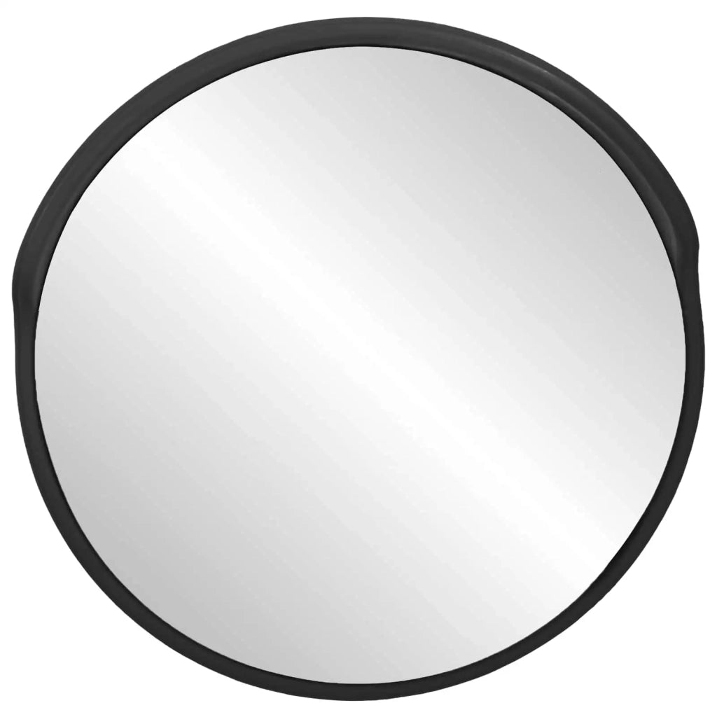 Specchio Traffico Convesso Nero Plastica PC per Esterni 30 cm 141679