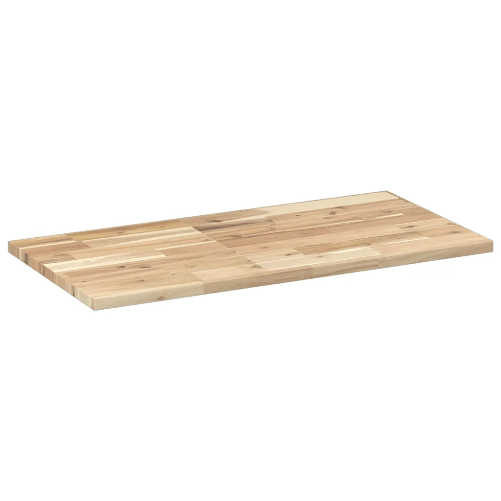Piano da Bagno Non Trattato 80x40x2 cm Legno Massello di Acacia 3279656