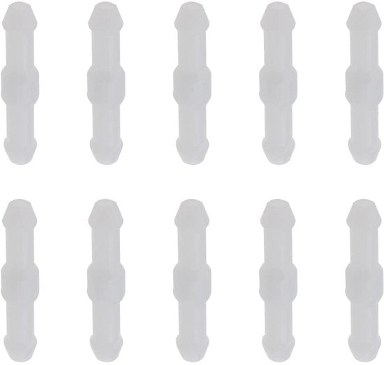 Kit di sostituzione per schermo parabrezza 10 pezzi - connettore a 2 vie - tipo L - set di ricambio - alta qualità plastica - diametro interno 3 mm - tubo per lavaggio parabrezza