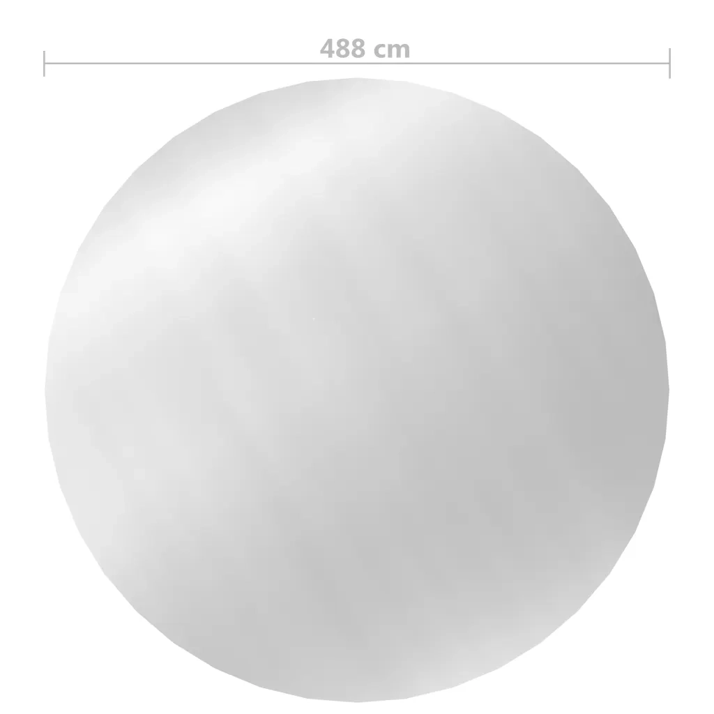 Copertura per Piscina Argento 488 cm PE 93089