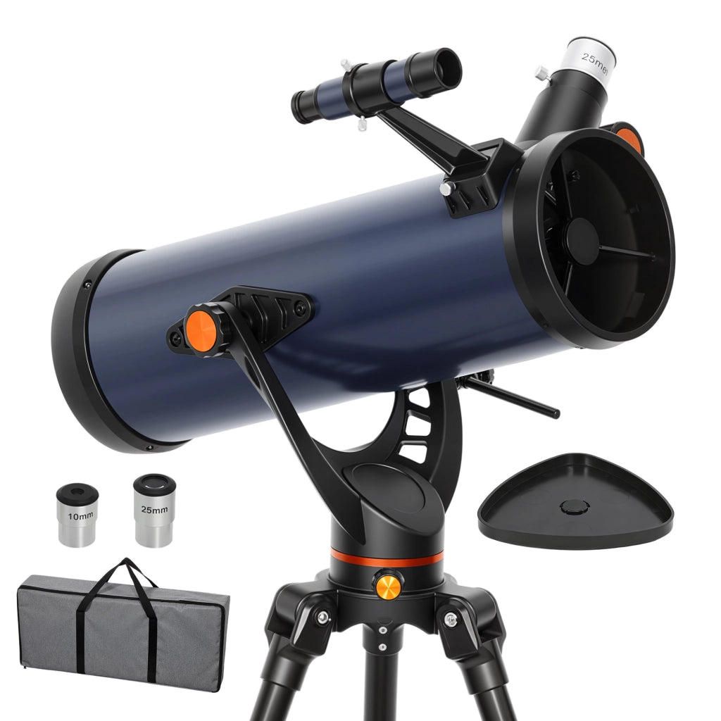 Telescopio Riflettore Astronomico ¨C Xylo ¨C Apertura 114mm con Treppiede Regolabile e Borsa