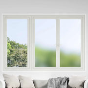 Pellicola statica per finestre Grigio Frosted 60 x 2000 cm PVC 3394683