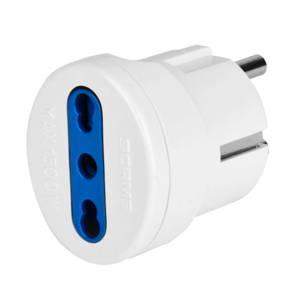 ADATTATORE PRESA BIVALENTE SCHUKO - BIANCO