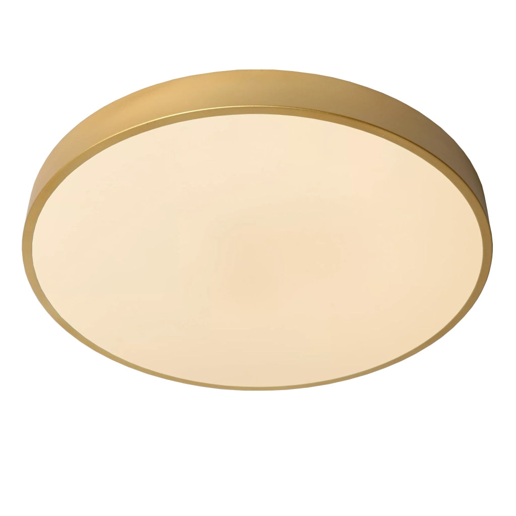Plafoniera Lucide UNAR Ø50 LED 36W dimmerabile oro