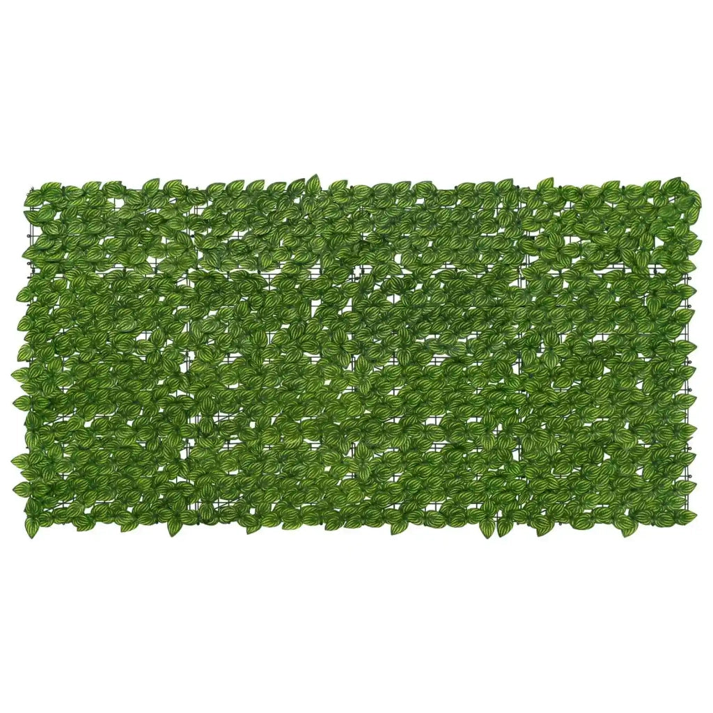 Schermo per balcone con foglie Verde e Giallo 200 x 100 cm 42040642