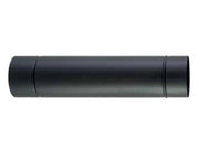 TUBO PORCELLANATO PER STUFE A LEGNA NERO OPACO  ø cm.12x100    SAVE