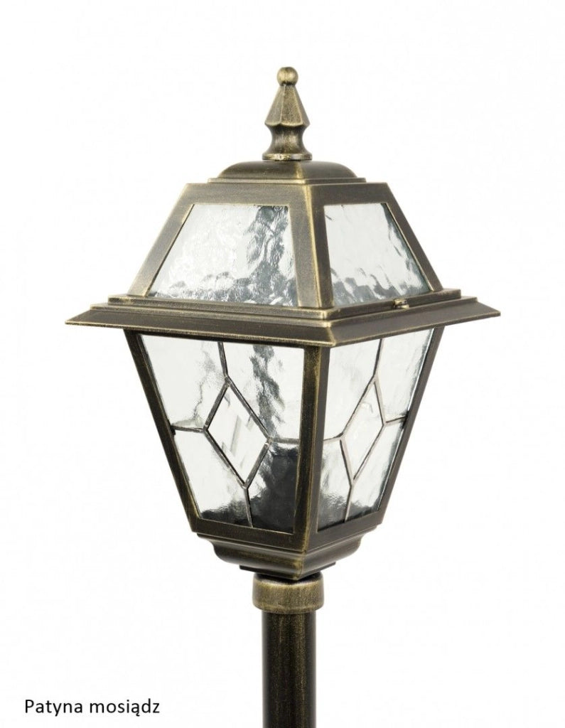 Lampada esterna da terra retrò 80cm E27 nera IP43 SU-MA