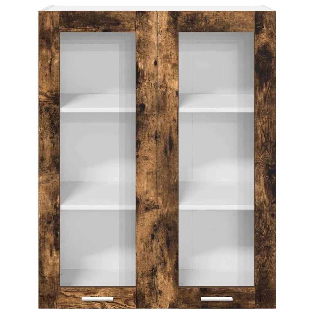 Armadio pensile Rovere fumé 80 x 31 x 100 cm Legno multistrato 884398