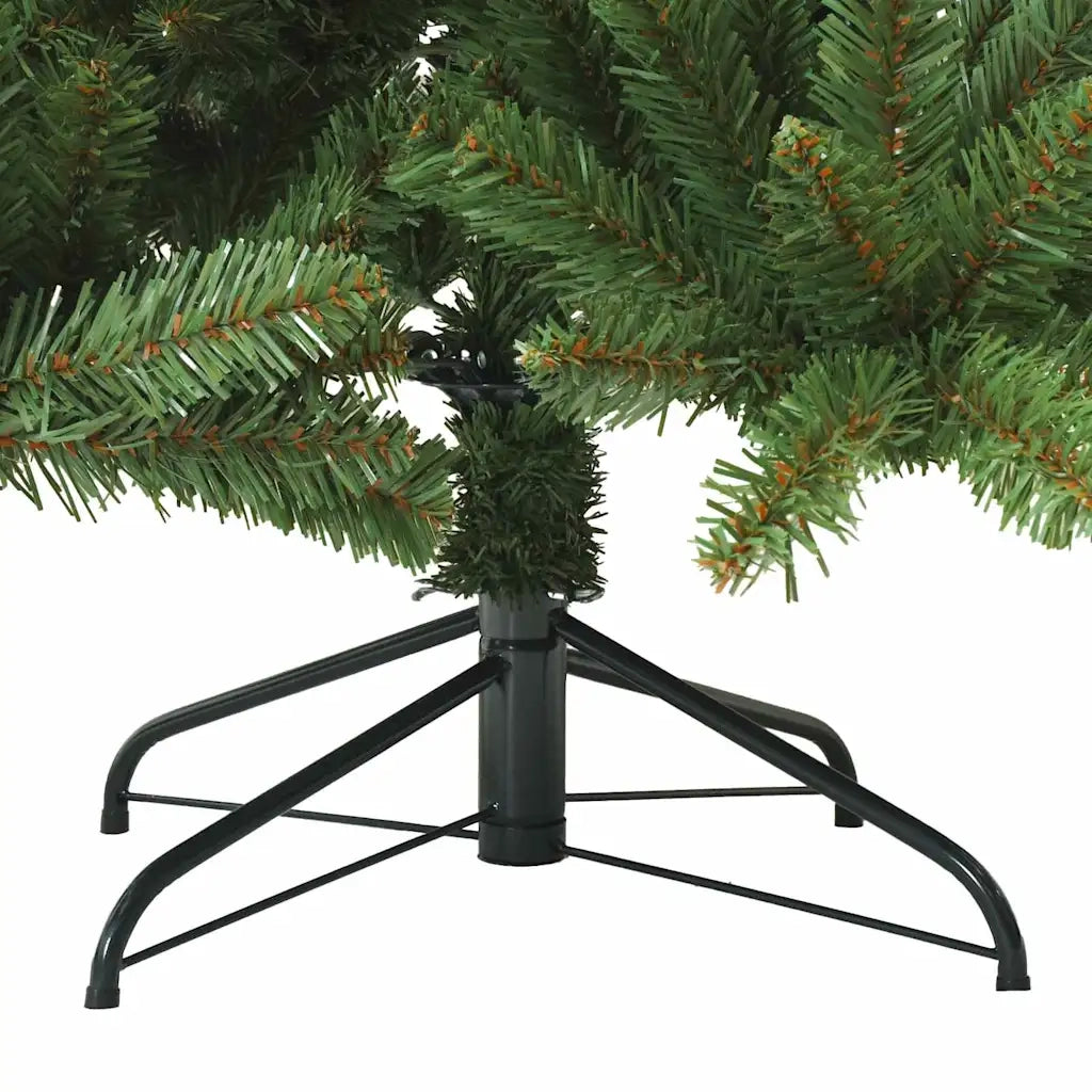 Albero di Natale Artificiale con Rami Pieghevoli Verde 210 cm 42019324