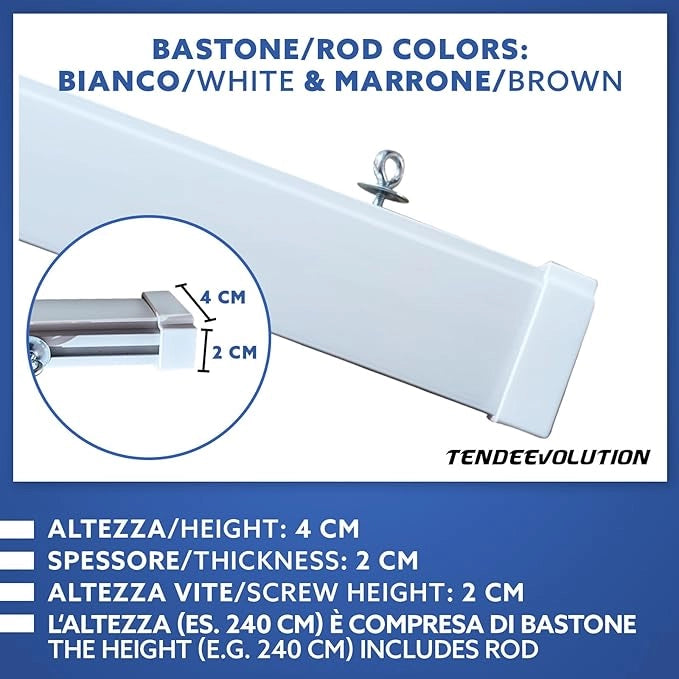 Tenda Antimosche Modello GLIT PIENO in PVC, Plastica Salmone | Largh. 1,40m x Alt. 2,40m | Protezione Insetti, Porta, Esterno, Interno