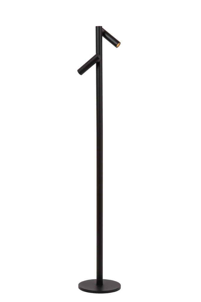 Lampada da terra nera 2 faretti LED IP54 ANTRIM Lucide