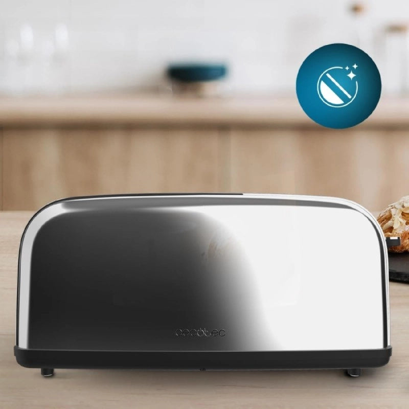 CECOTEC 04839 - Tostapane Toastin' time 850 Inox Long Lite