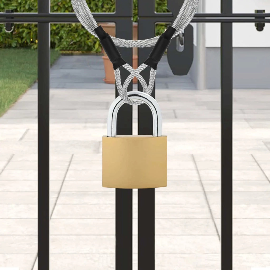U Lock con Chiavi 100 pcs Ottone Ferro 3417320