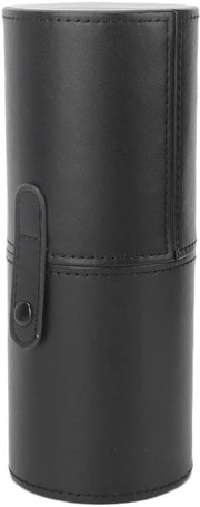 Organizzatore per trucco - Supporto per spazzola per trucco - Contenitore di archiviazione - PU - Acciaio inossidabile - 17,5 x 6,5 x 6,5 cm