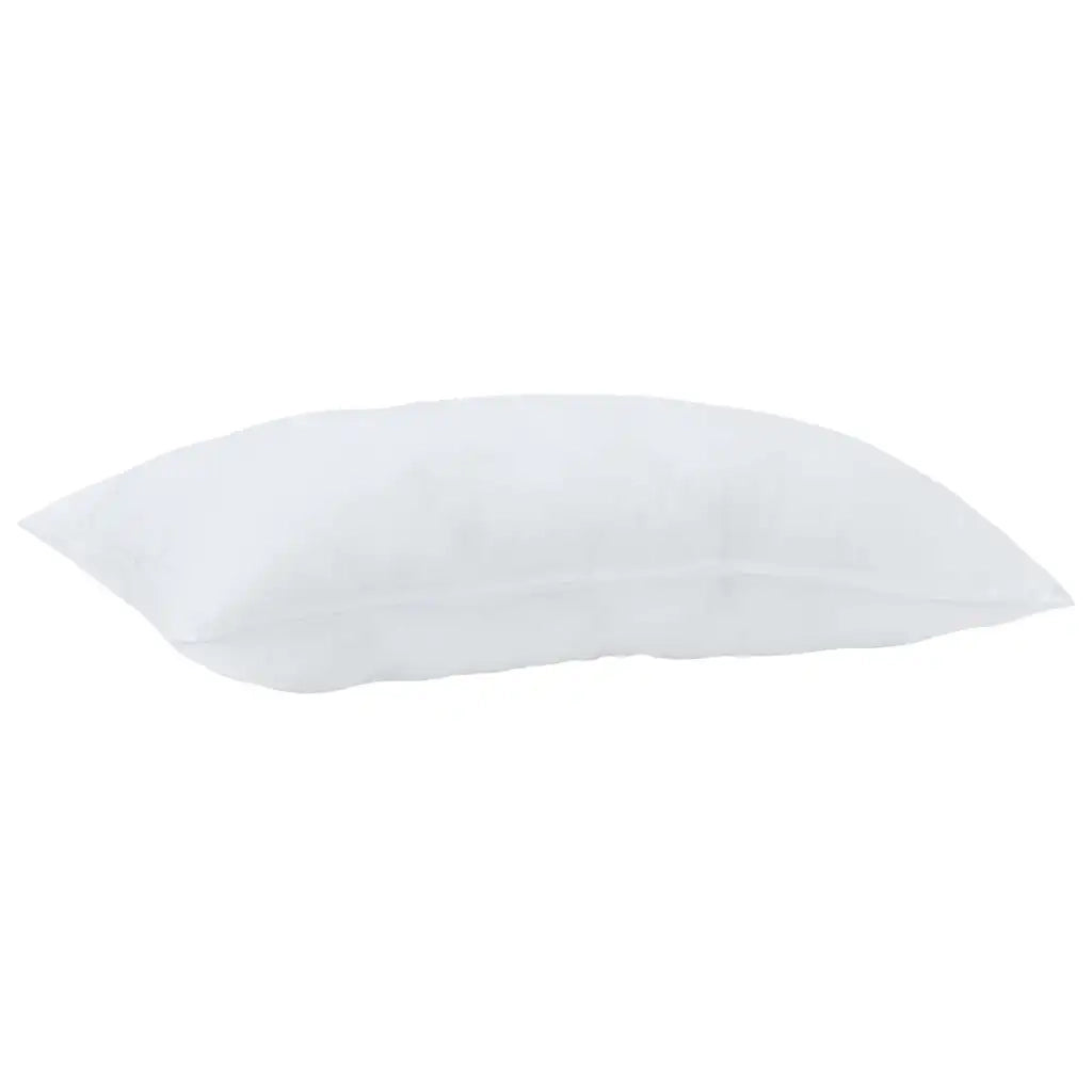 Cuscino 2 pcs Bianco 80 x 40 x 20 cm Cotone e Poliestere 42007803