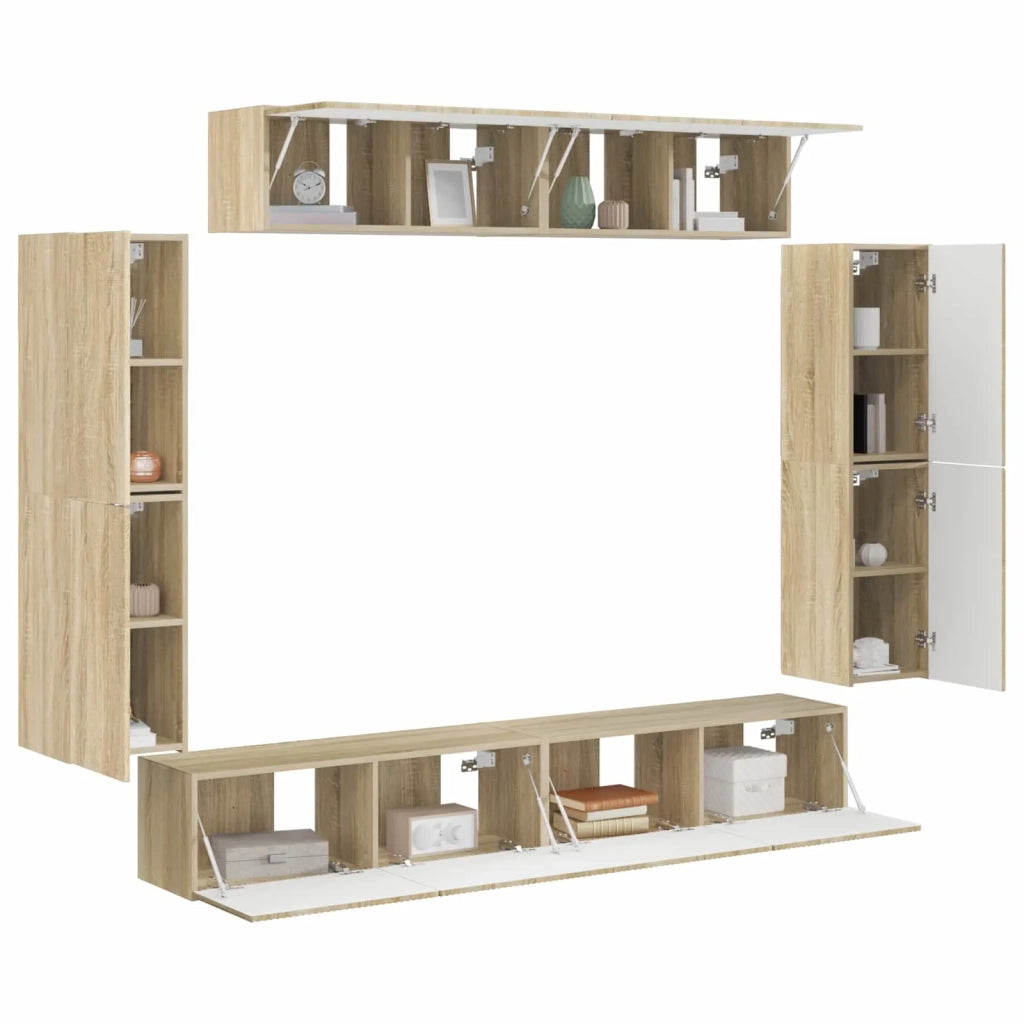 Mobile TV 8 pcs Rovere Sonoma 3409143