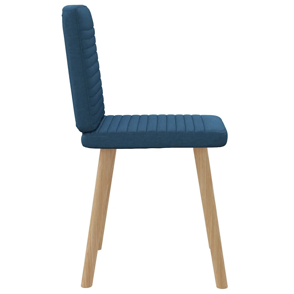 Sedie da Pranzo 2 pz Blu in Tessuto 4101152