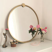 Corti, Specchio Forma Rotondo, 60x60h cm oro