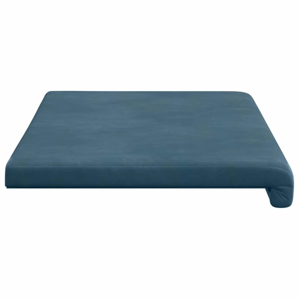 Cuscino per panchina Velluto (V) Blu Profondità 35 cm 42043261