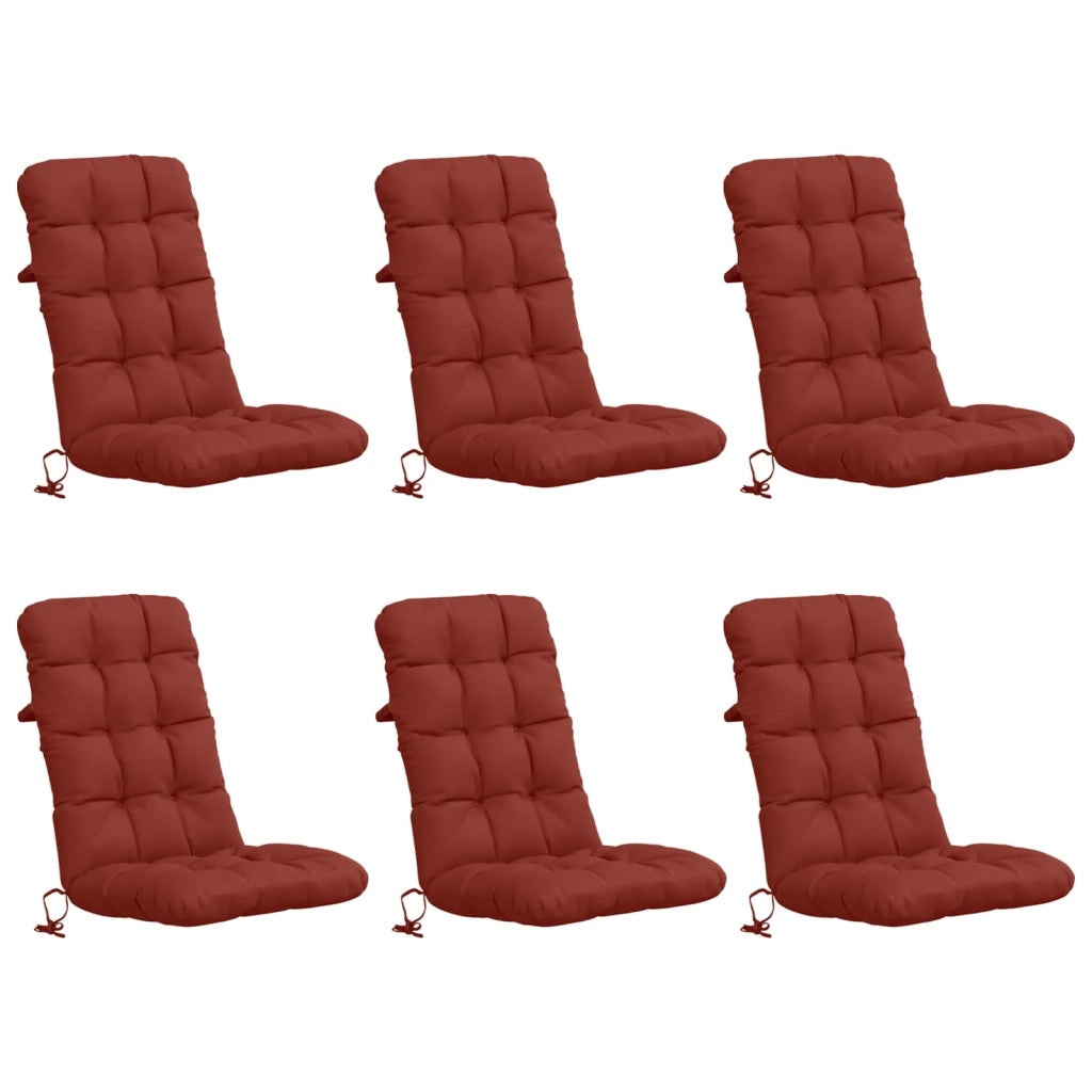 Cuscini per Sedia Alta in 6 Pezzi VIANEN 6 pcs 100% Poliestere 953772
