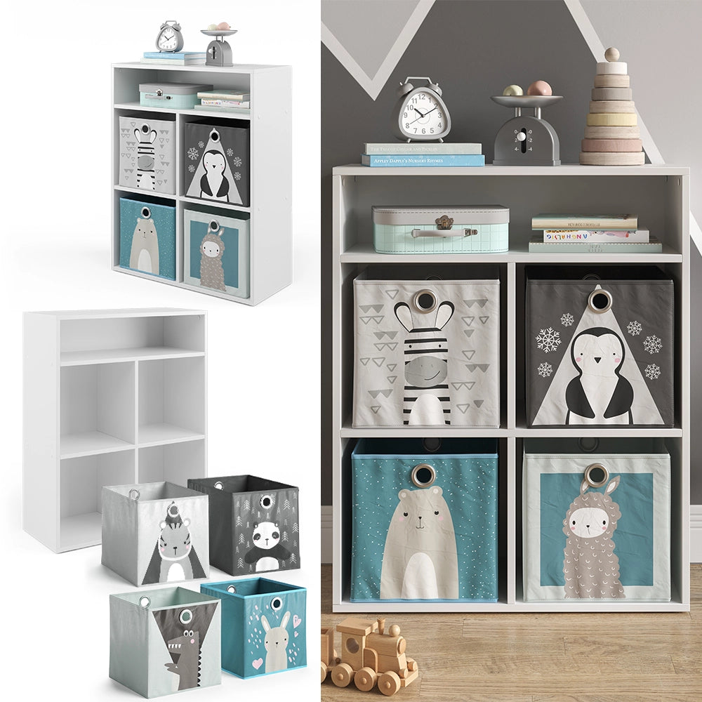 Vicco Libreria bambini Bianco 72 x 90.2 cm 4 materie