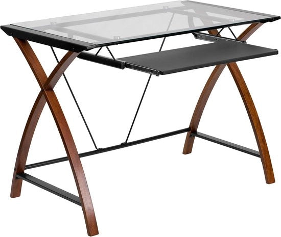 Bureau da Computatore con Lavello Tastierino Riscaldabile e Stile Moderno