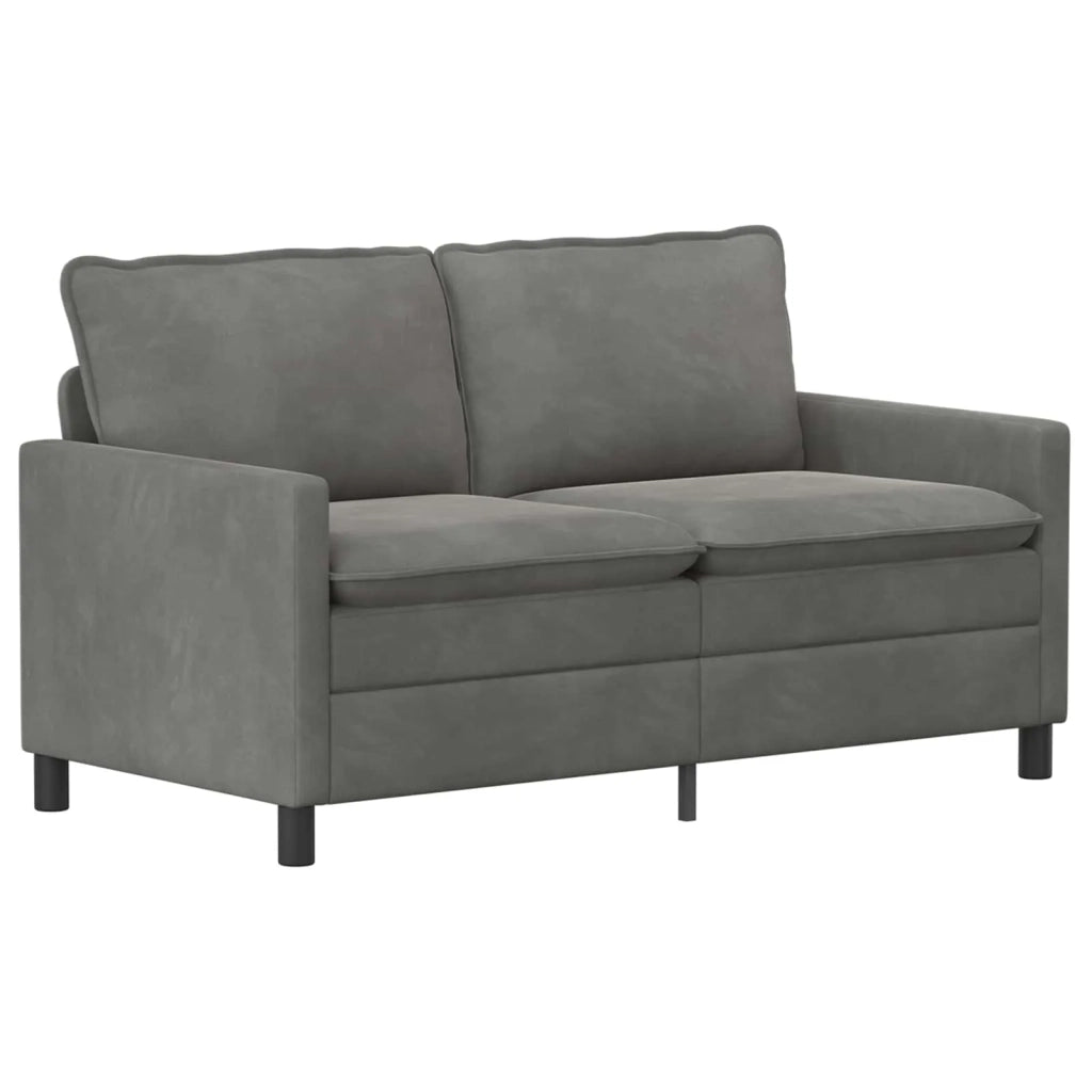 Set di divani 2 pcs Grigio Scuro Velluto 3417068