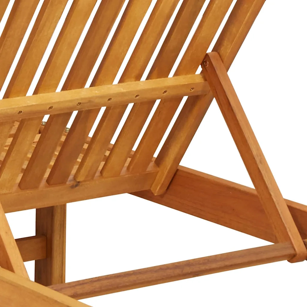 Lettino da sole 2 pcs Marrone 65 x 199 x 84 cm 3325194