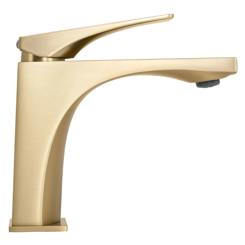 Rubinetto Da Lavabo Premium Rea Joe Brush Gold Low