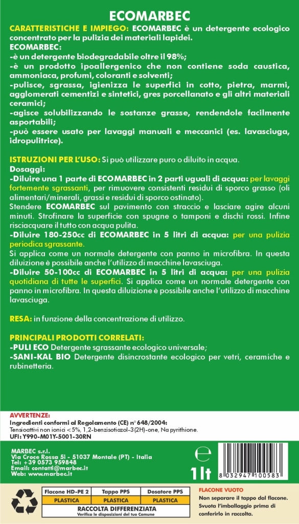 Detergente per pavimenti ECOMARBEC   1LT