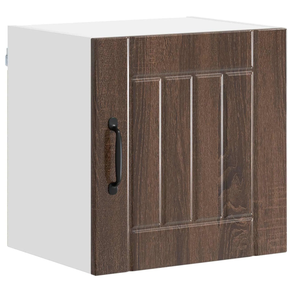 Mobile da cucina 2 pz-Set di 2 Armadio da cucina Rovere Marrone 40 x 31 x 40 cm 491539